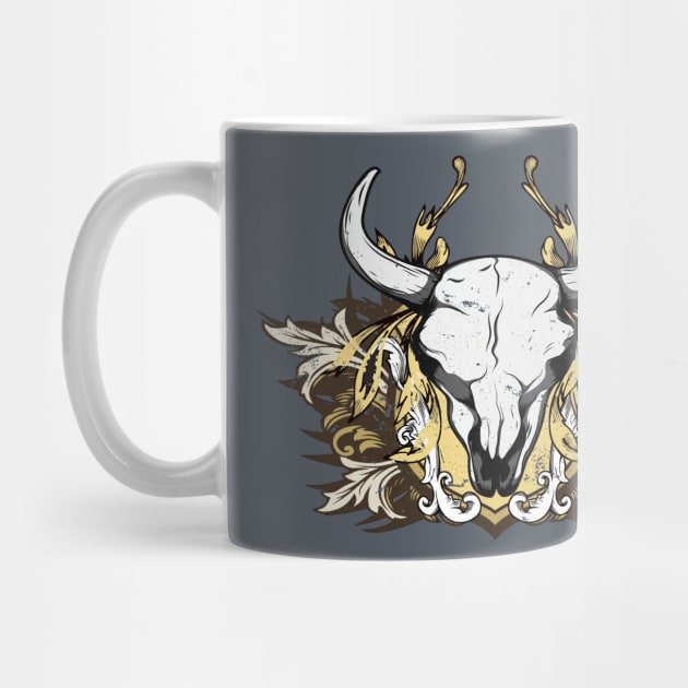 Cool Bull Skull by ddtk